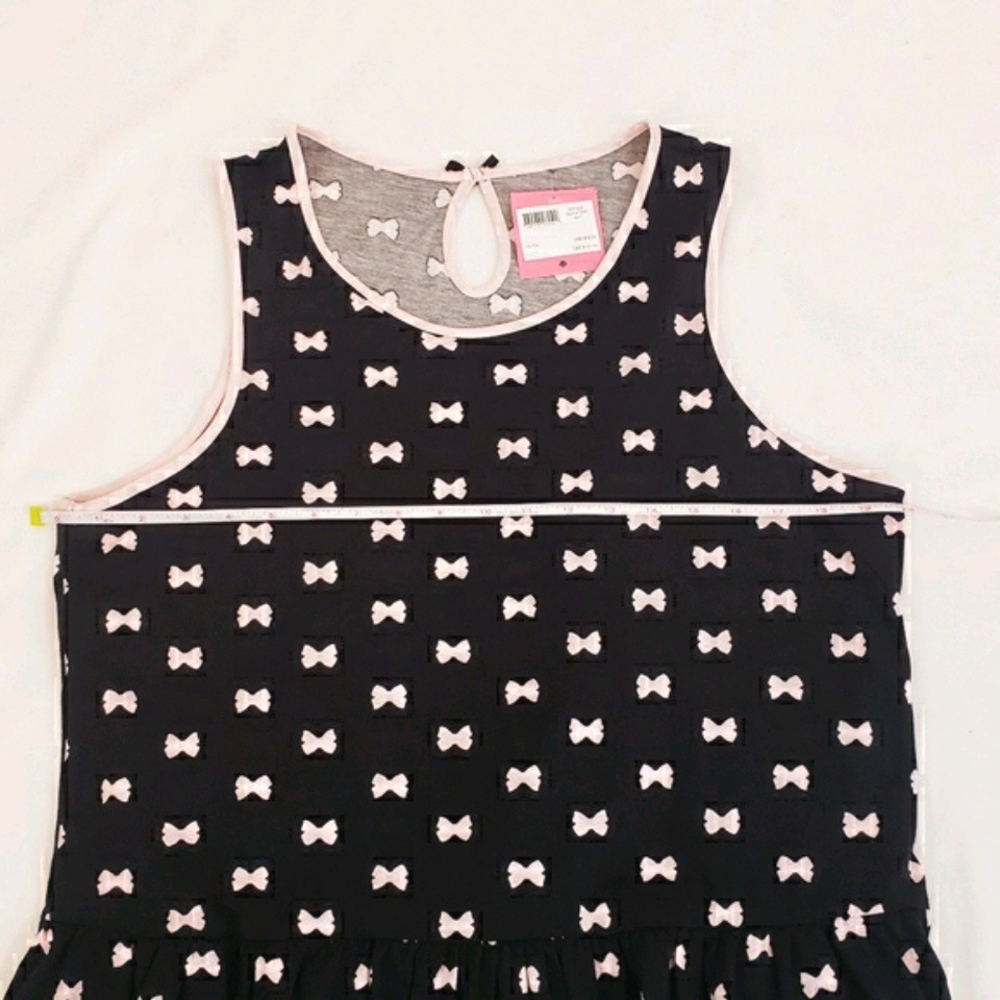 NWT Kate Spade 2pc Pajama Set Pink Bows Top & Pant - Picture 4 of 10